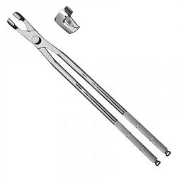 Serrated Jaw Molar  Equine Forceps with Fulcrum